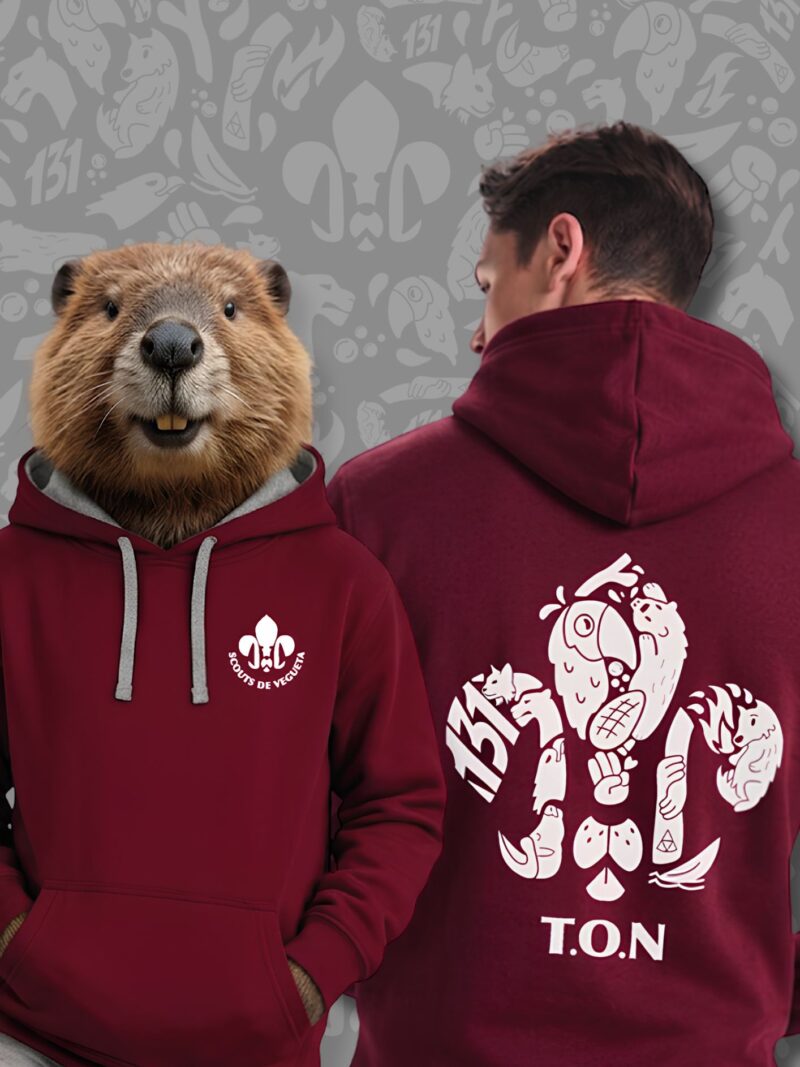 Sudadera Granate TON