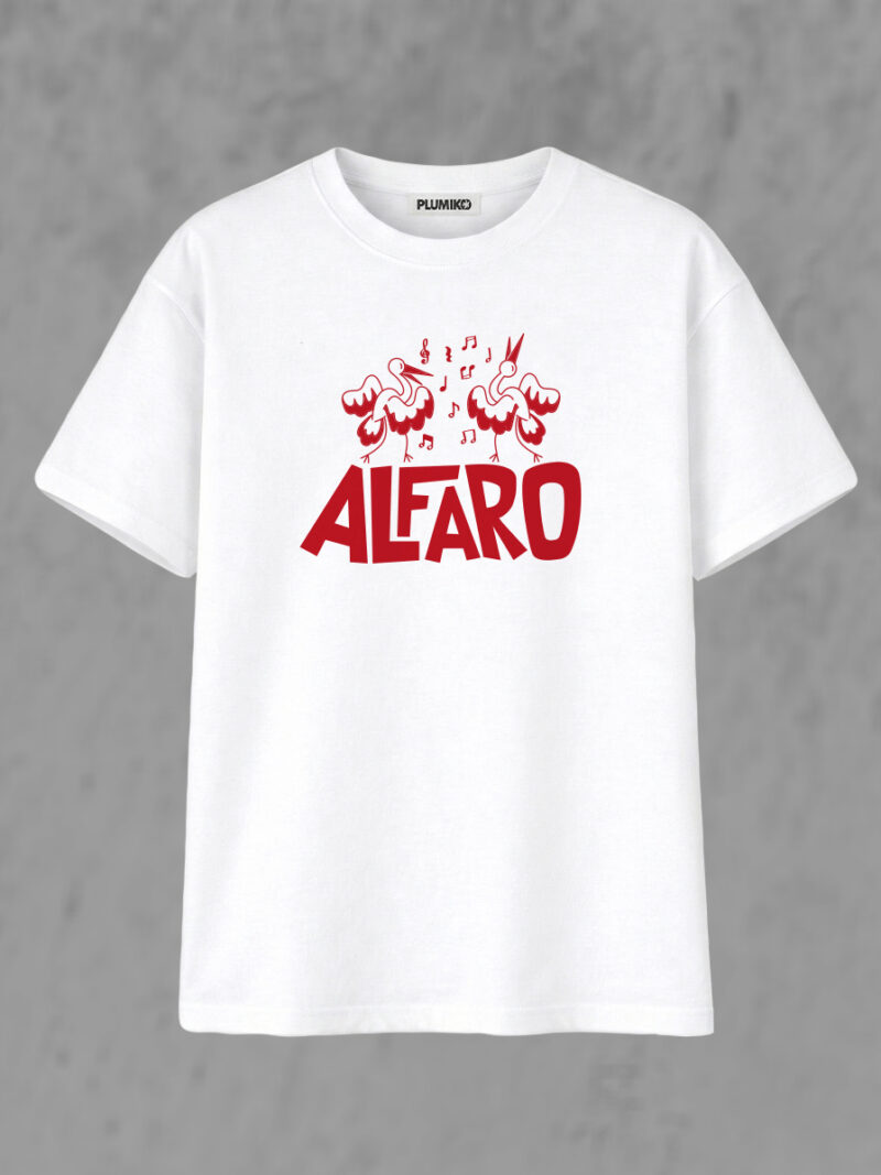 Camiseta Cigüeñas Bailonas rojas
