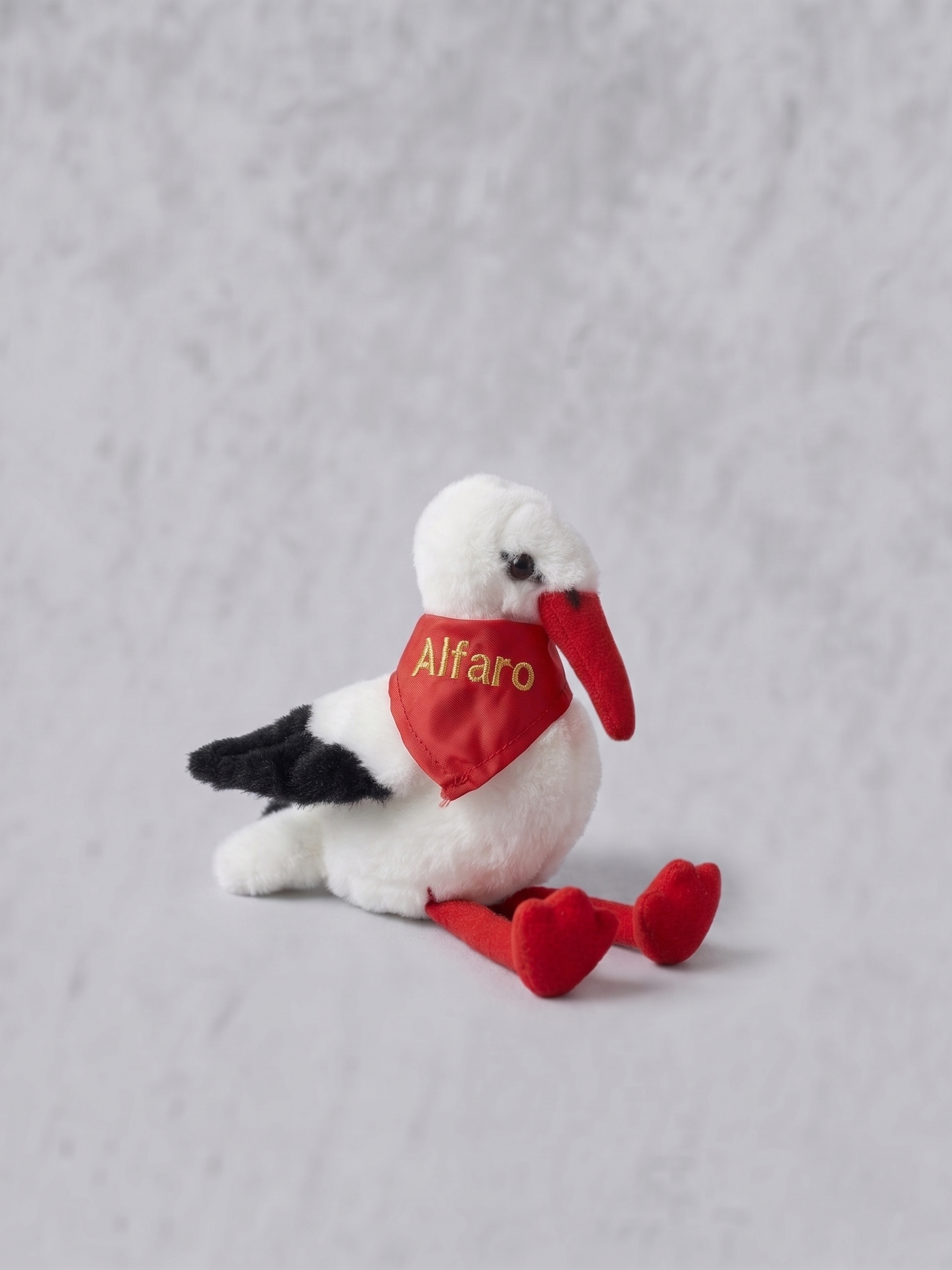 Peluche cigüeña